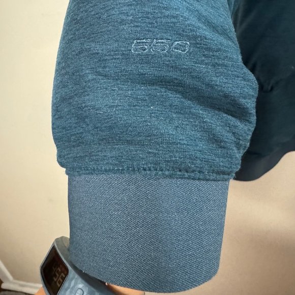 THE NORTH FACE Eros 550 Pullover Puffer Men's Jacket Size XL Goose Down Blue - Picture 7 of 13